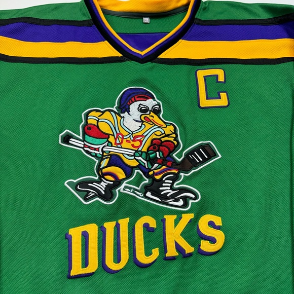 Men’s/Adult D-5 Mighty Ducks #96 Charlie Conway Hockey Jersey Size Large - Picture 2 of 7
